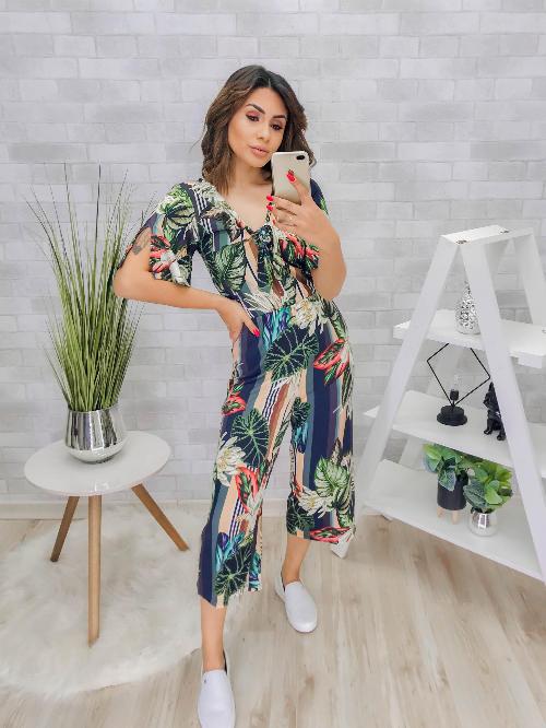 Foto do produto  Macacão Rovitex Floral