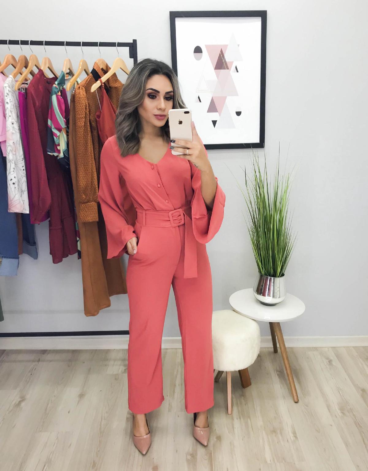 Foto do produto Macacão Six One 6115051 Rosa