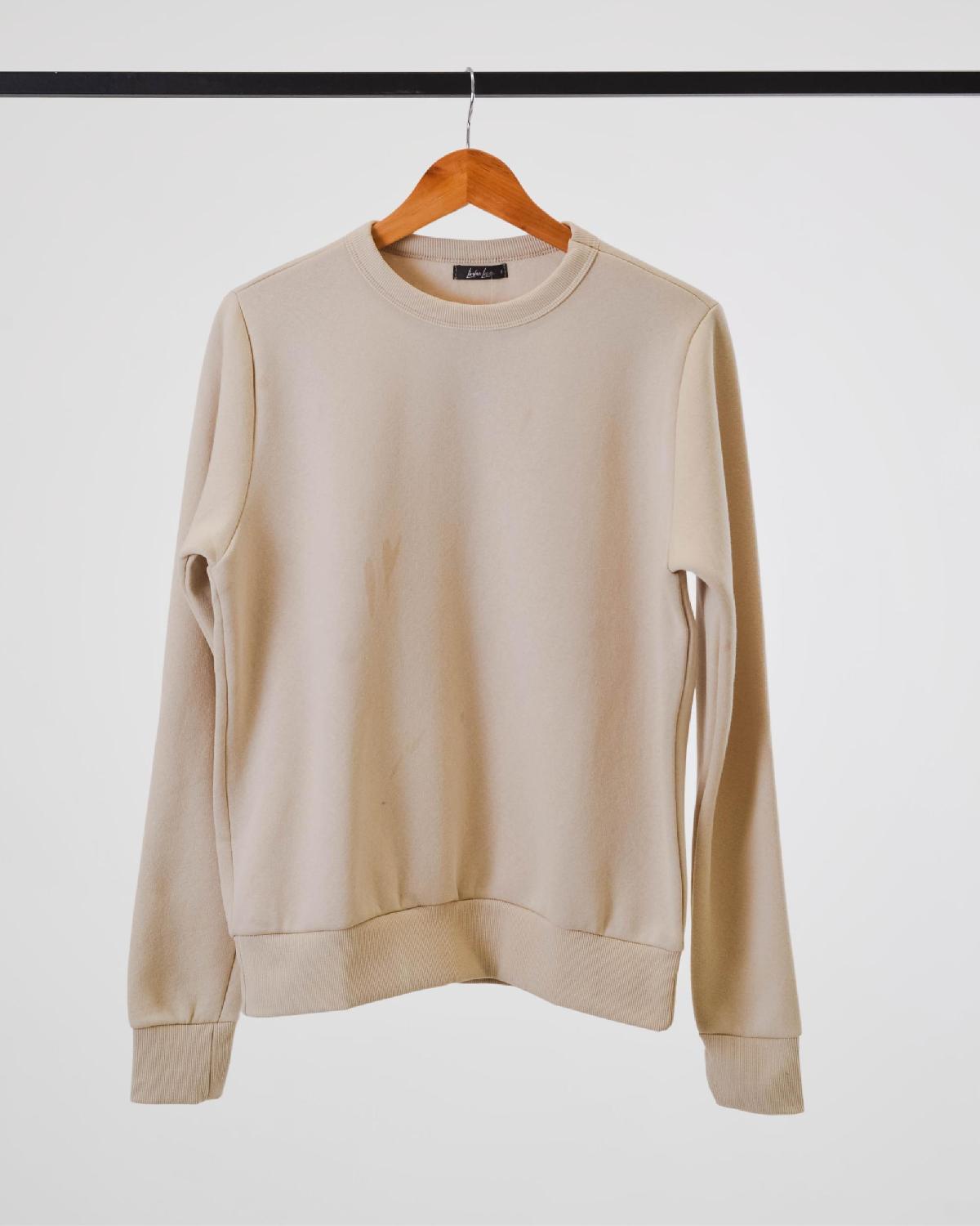 Foto do produto Moletom Fem. Linha Leve   Marfim