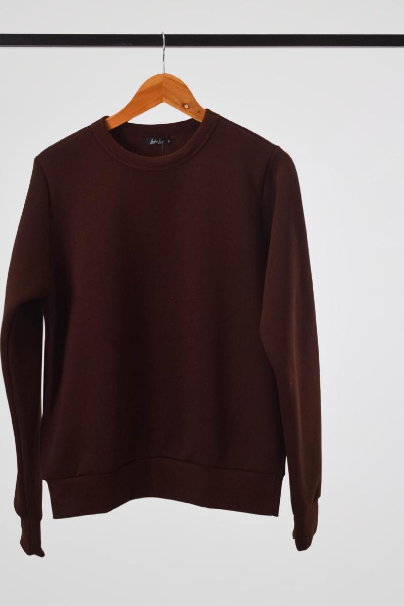 Foto do produto  Moletom Fem. Linha Leve   Marrom