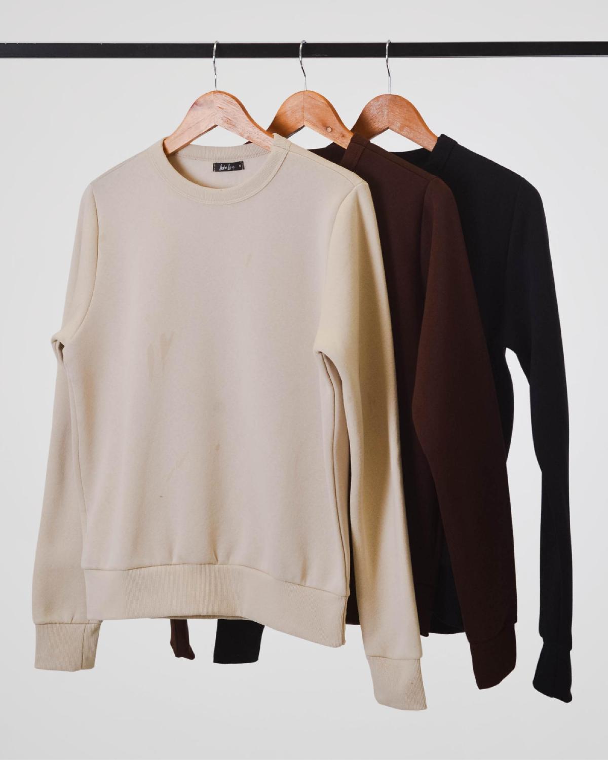 Foto do produto Moletom Fem. Linha Leve Preto Preto