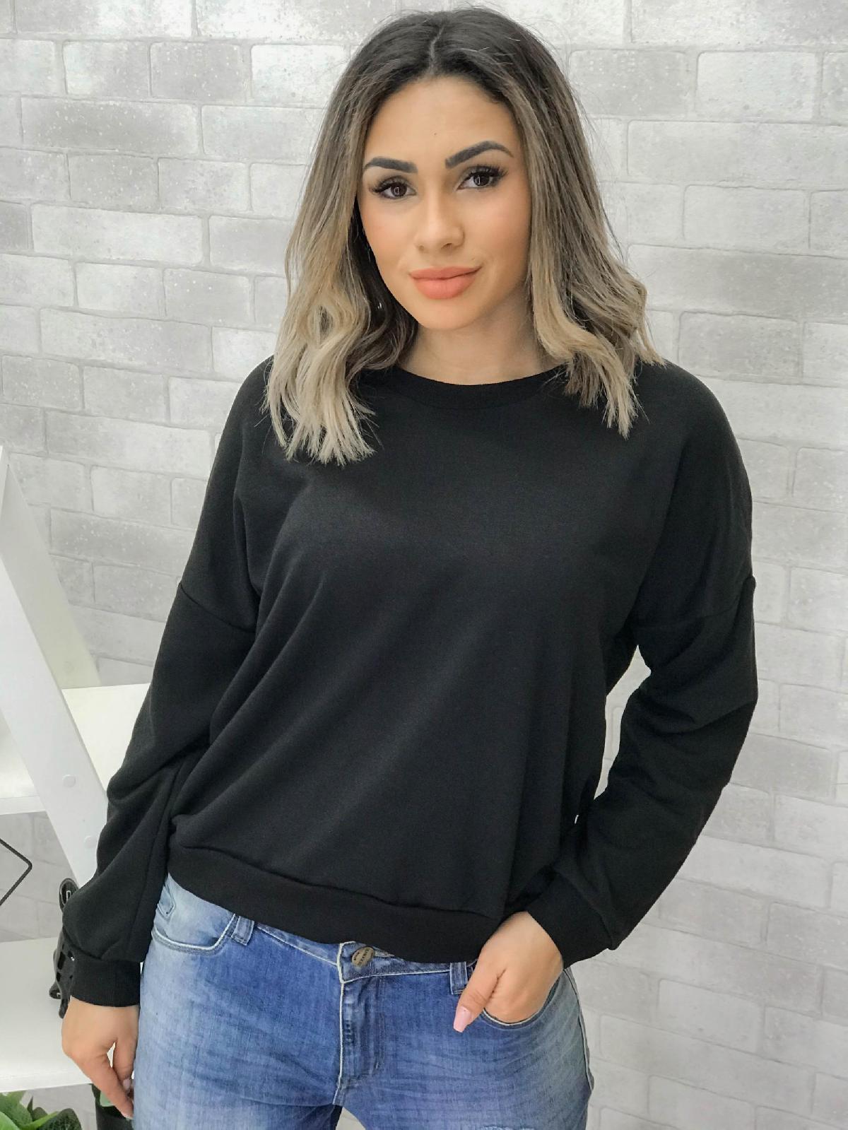 Foto do produto Moletom Fem. Miose Preto