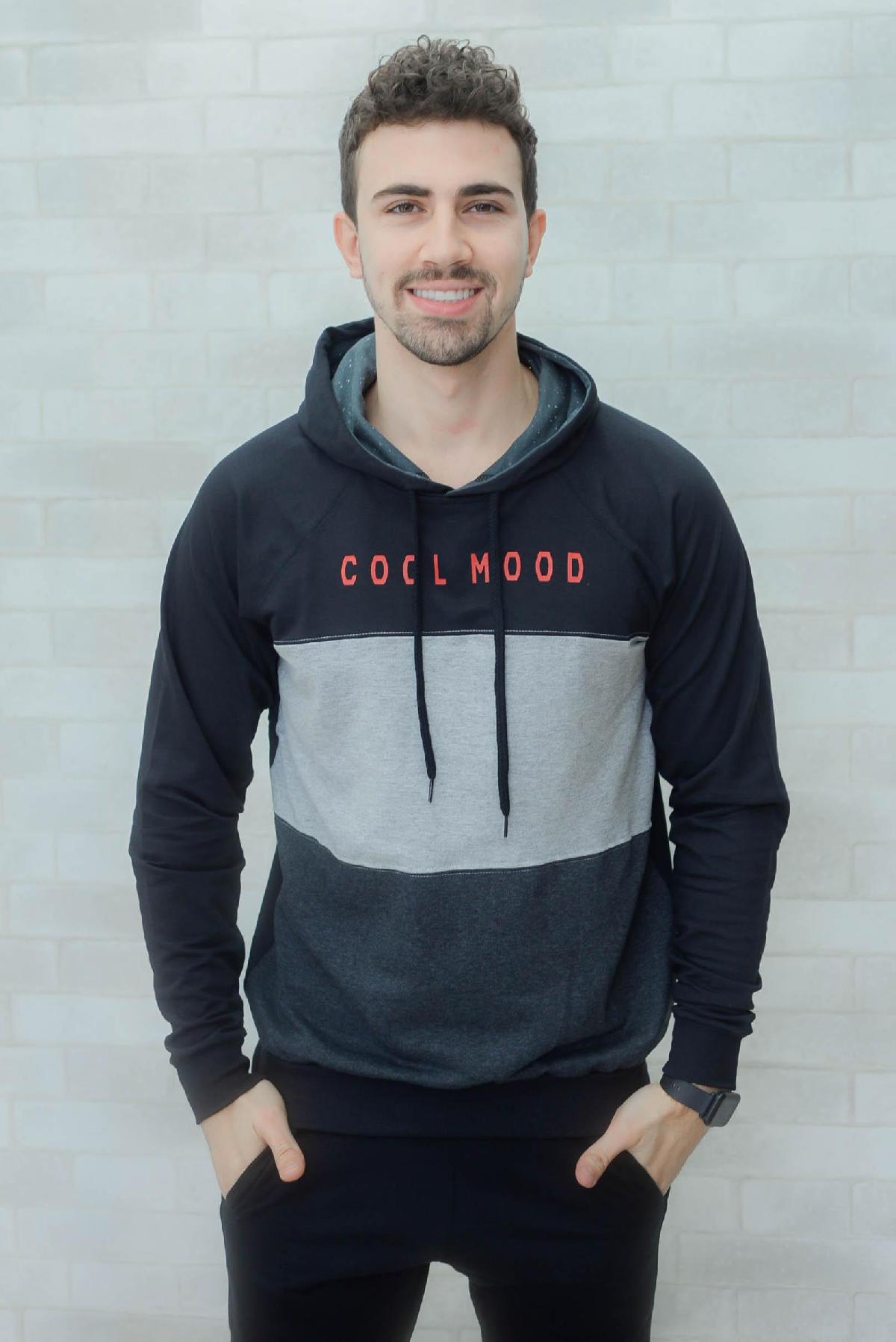 Foto do produto Moletom Masc. Dominio Urbano Preto