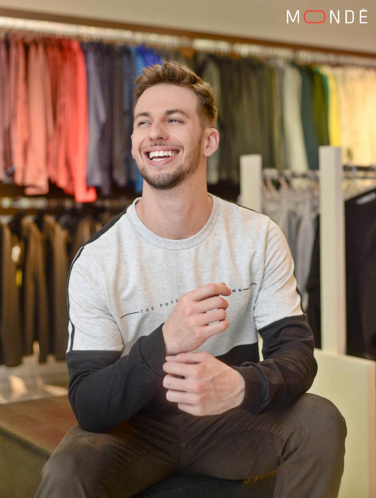 Foto do produto Moletom Masc. Rovitex Mescla