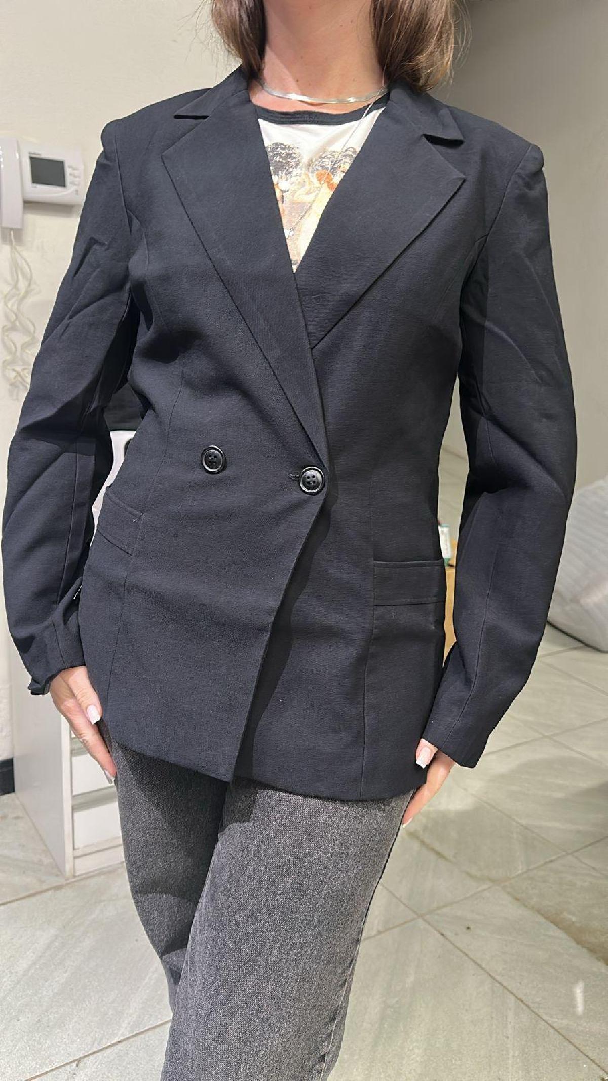 Foto do produto Blaser Fem. Deliz Preto Preto