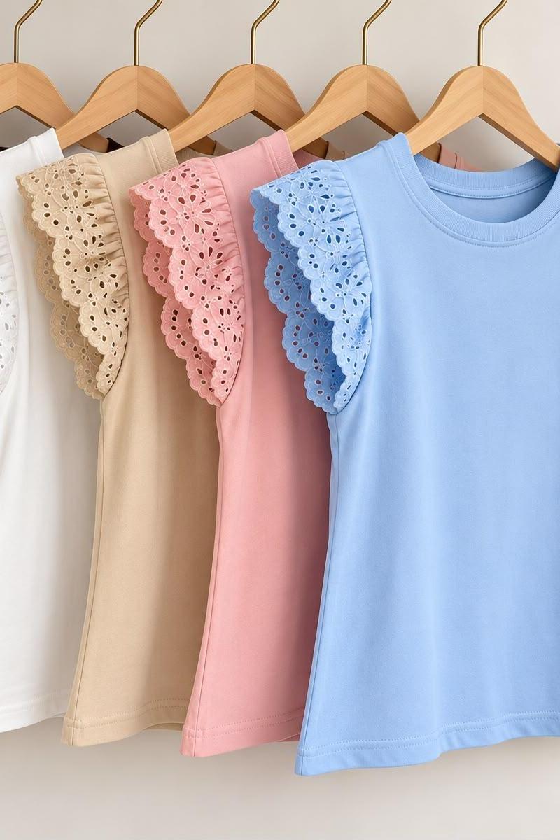 Foto do produto  Blusa Epifani Manga Com Renda Off White