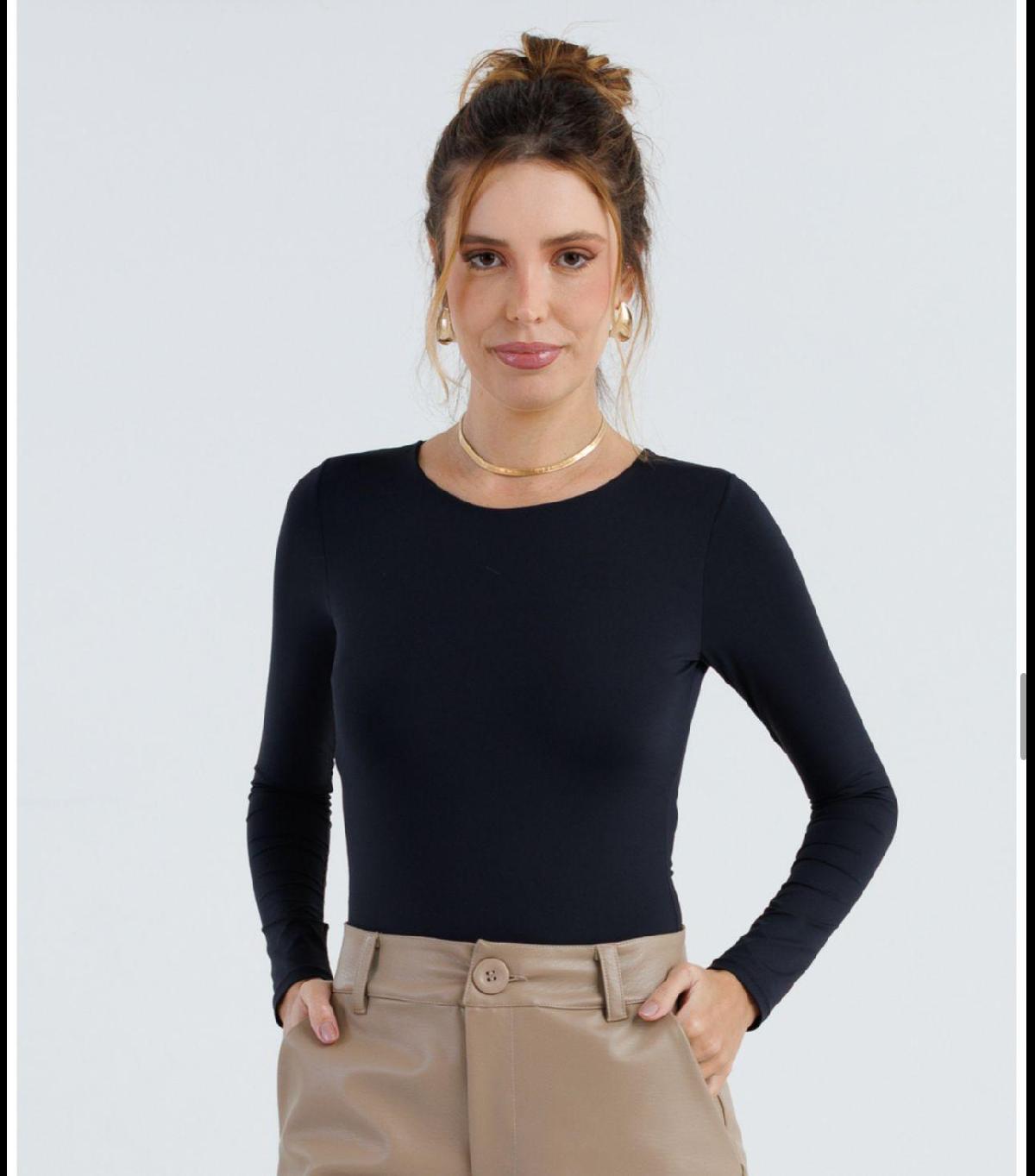 Foto do produto Body Linha Leve Preto Preto