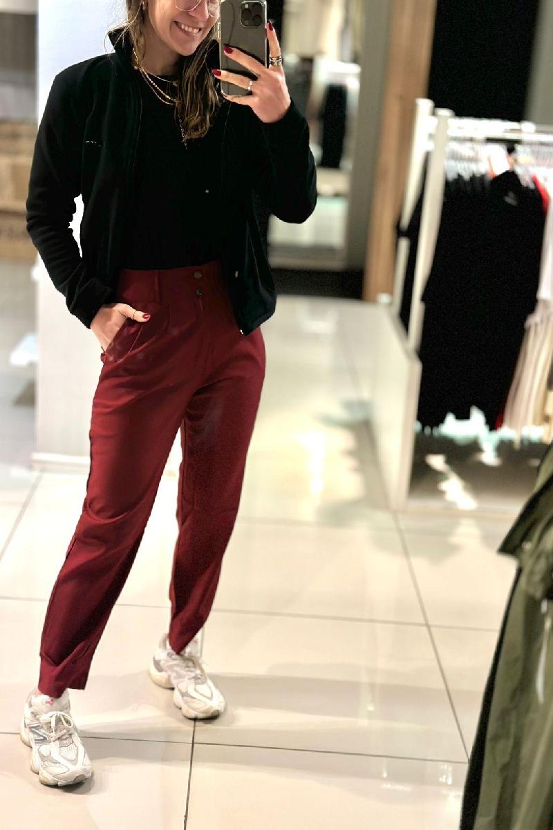 Foto do produto  Calça Alfaiataria Fe V. Mts Bordo Bordo