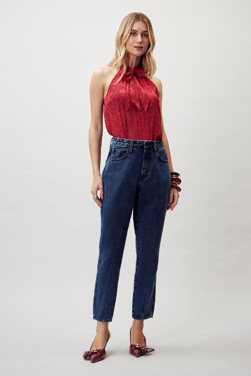 Foto do produto  Calça Fem Deliz Jeans Escuro Jeans Escuro
