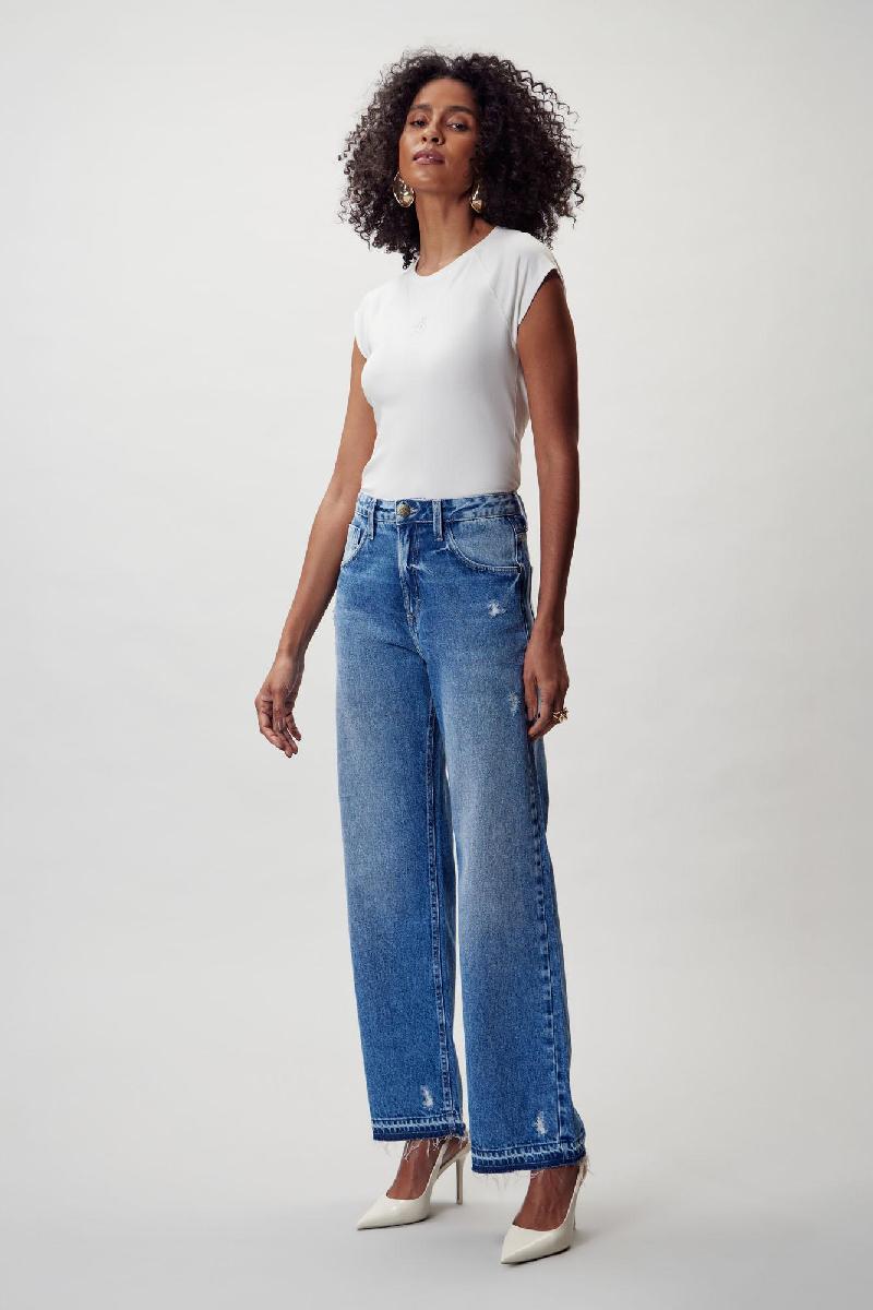 Foto do produto  Calça Fem Deliz Jeans Jeans