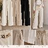 Foto do produto Calça Fem Heli Fashion Fivela Pantalona  Bege