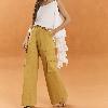Foto do produto Calça Fem Six One Bolso Baggy Bege