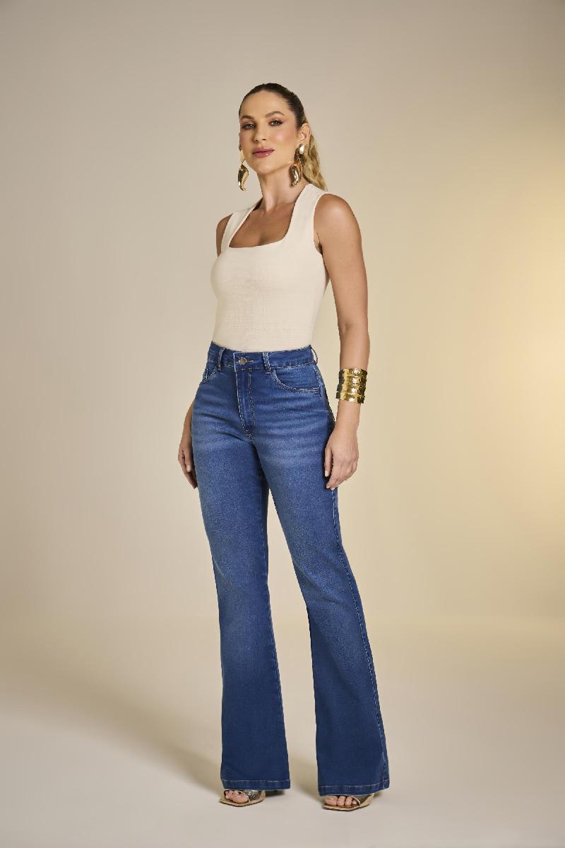 Foto do produto  Calça Fem Six One Boot Cut Jeans
