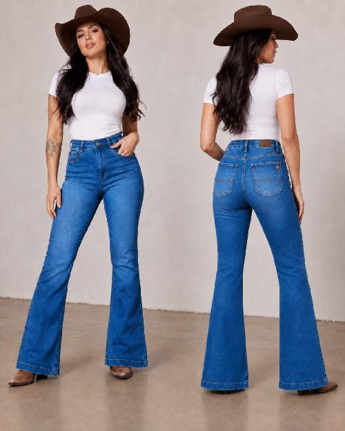 Foto do produto  Calça Fem Teezz Boot Cut Jeans