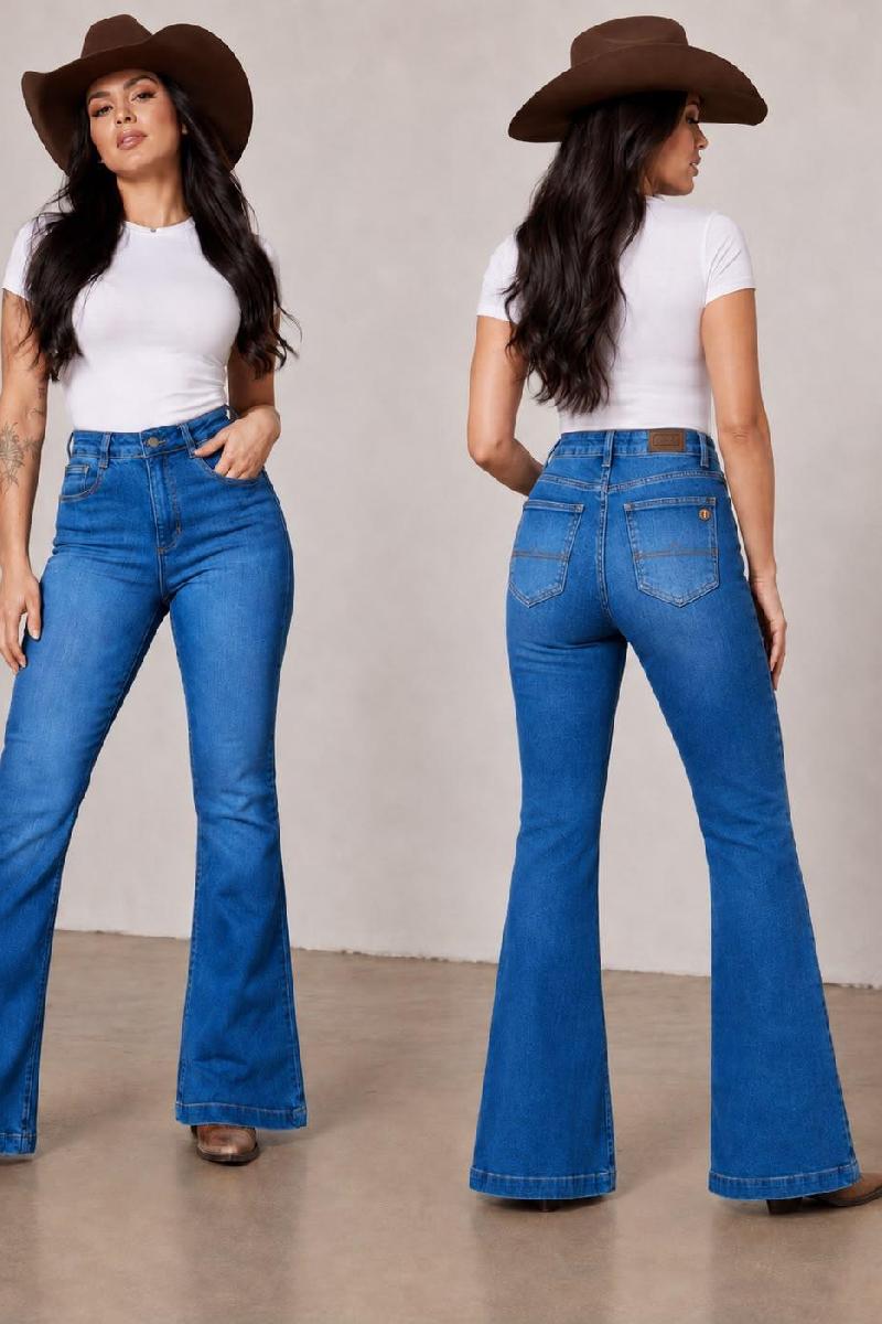 Foto do produto  Calça Fem Teezz Boot Cut Jeans