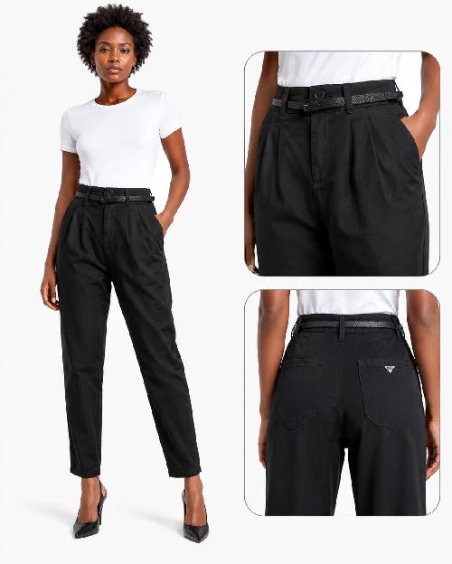 Foto do produto  Calça Fem Teezz Carrot Preto