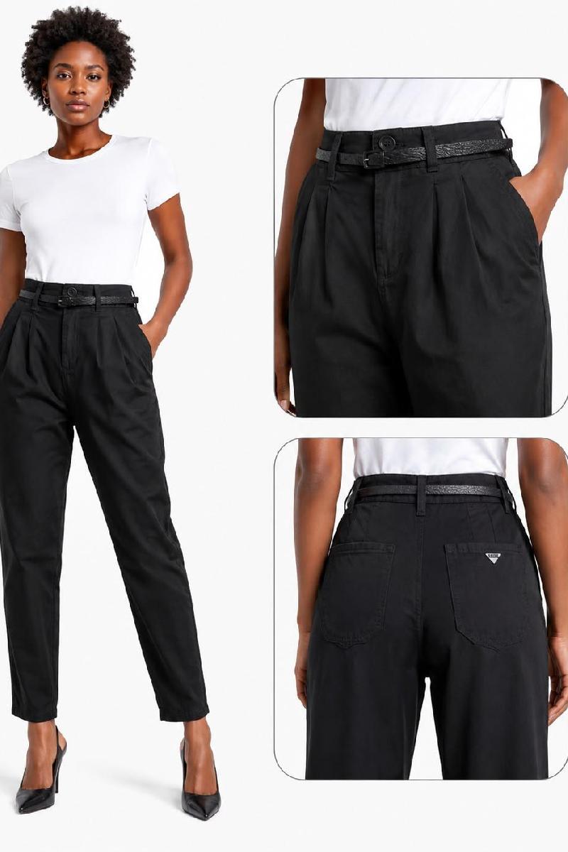 Foto do produto  Calça Fem Teezz Carrot Preto
