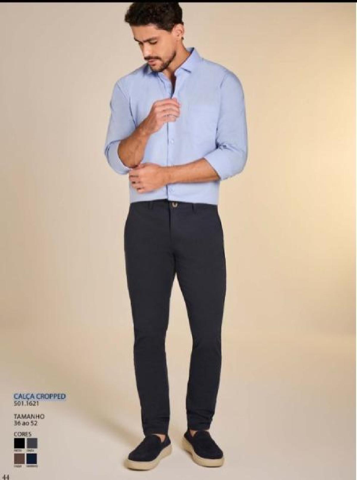 Foto do produto Calça Masc. Six One Cropped Preto