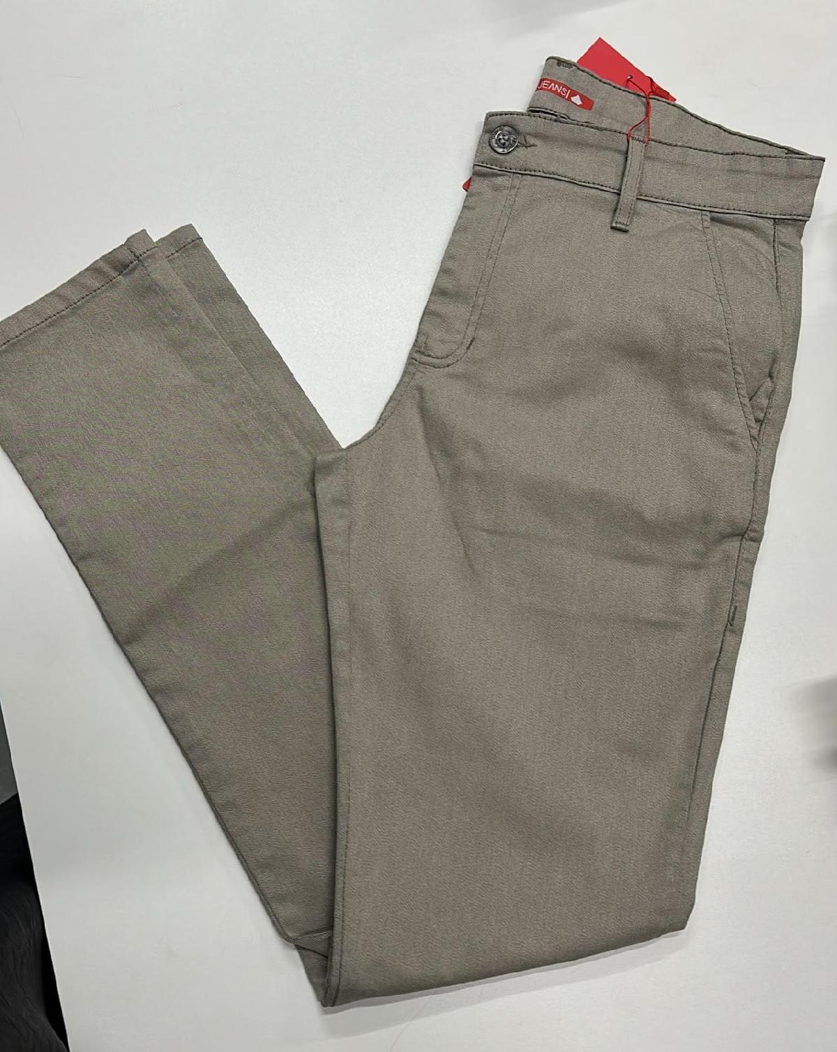 Foto do produto Calça Masc. Teezz Casual Slim Fit Creme