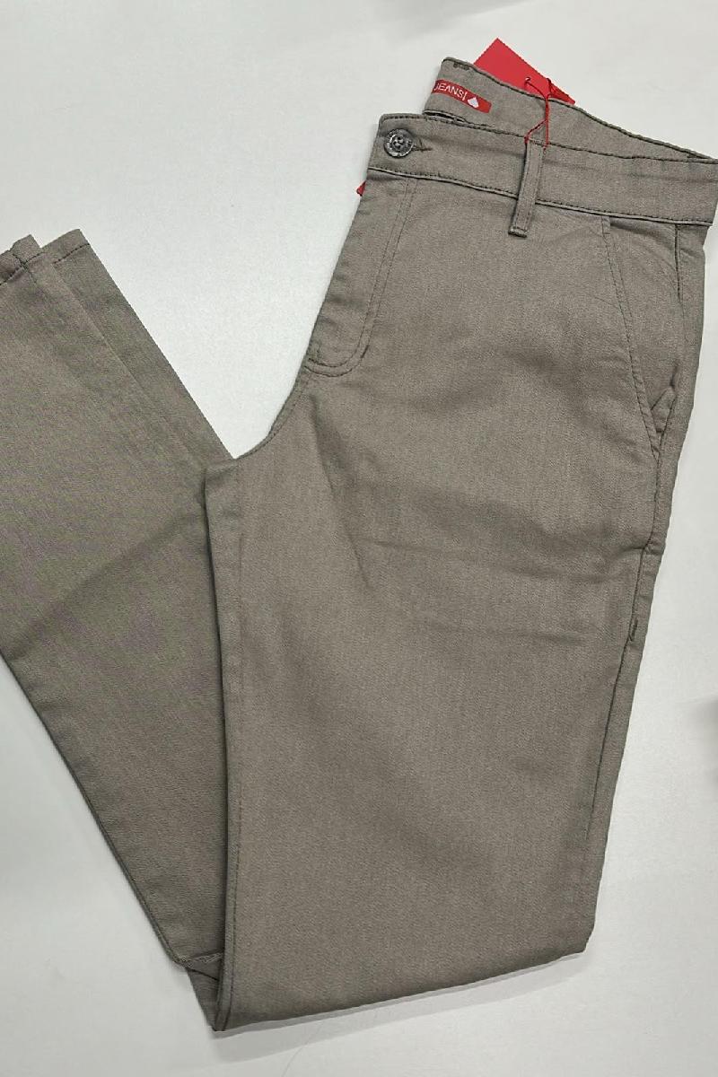 Foto do produto  Calça Masc. Teezz Casual Slim Fit Creme