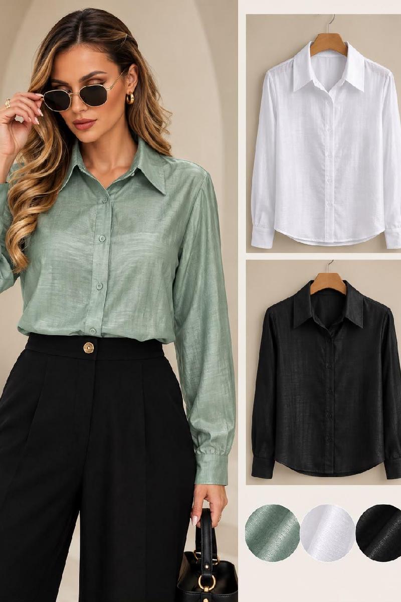Foto do produto  Camisa Fem. Espaço Virtual Viscose  Branco