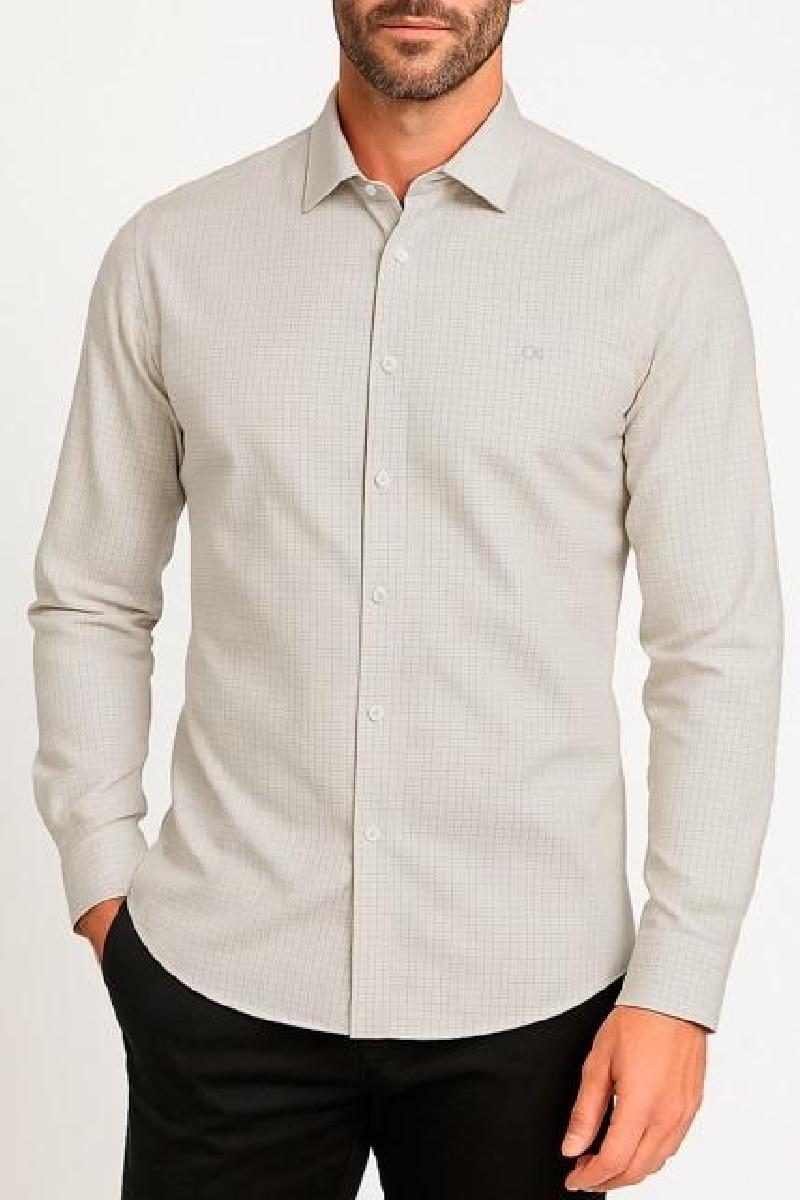 Foto do produto  Camisa Masc. Ogochi Micro Xadrez Micro Xadrez