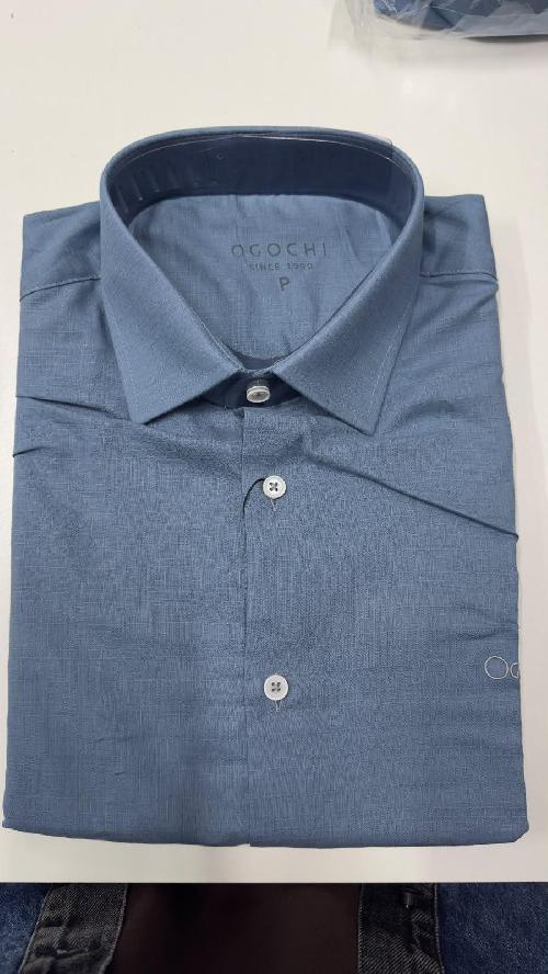 Foto do produto  Camisa Masc. Ogochi Slim Social Azul Claro