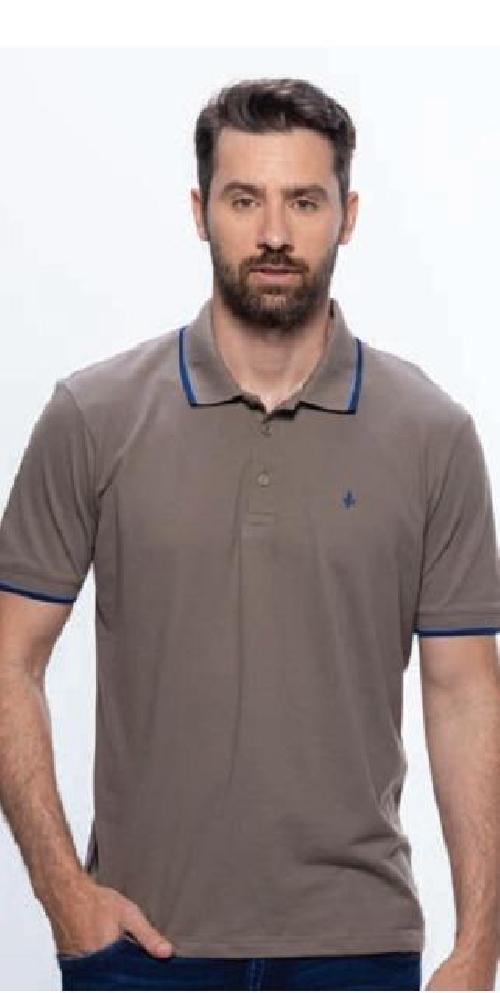 Foto do produto  Camisa Polo Deliz Regular Branco