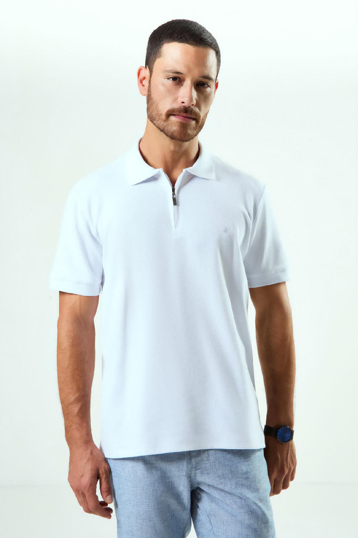Foto do produto Camisa Polo Deliz  Regular Marinho Naval