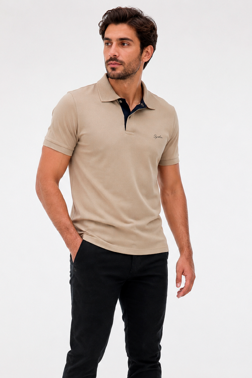 Foto do produto  Camisa Polo Ogochi Branco 007554006 Casual Pqt Slim Branco