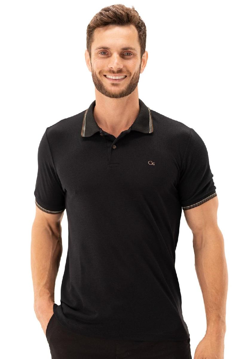 Foto do produto  Camisa Polo Ogochi Preto Preto
