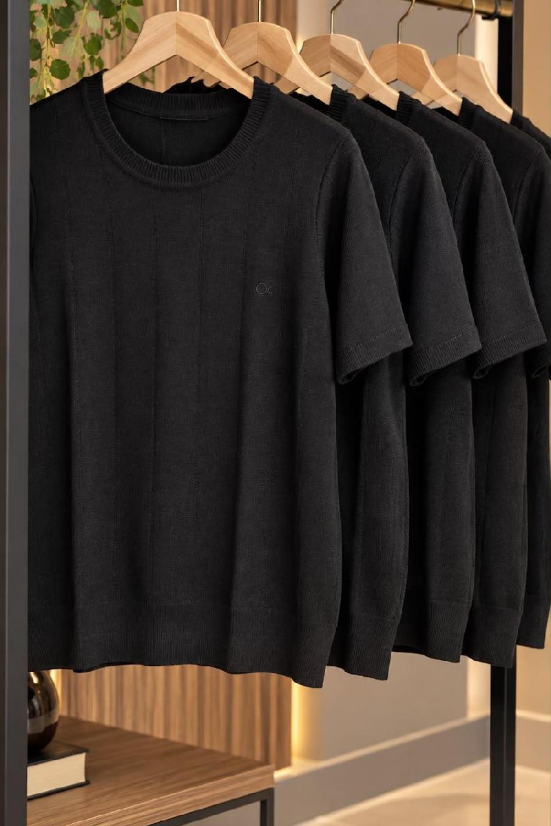 Foto do produto  Camiseta Ogochi Linha Slim Preto