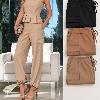 Foto do produto Conjunto Espaço Virtual Preto 2r46134614 Peplum Top E Calça Preto