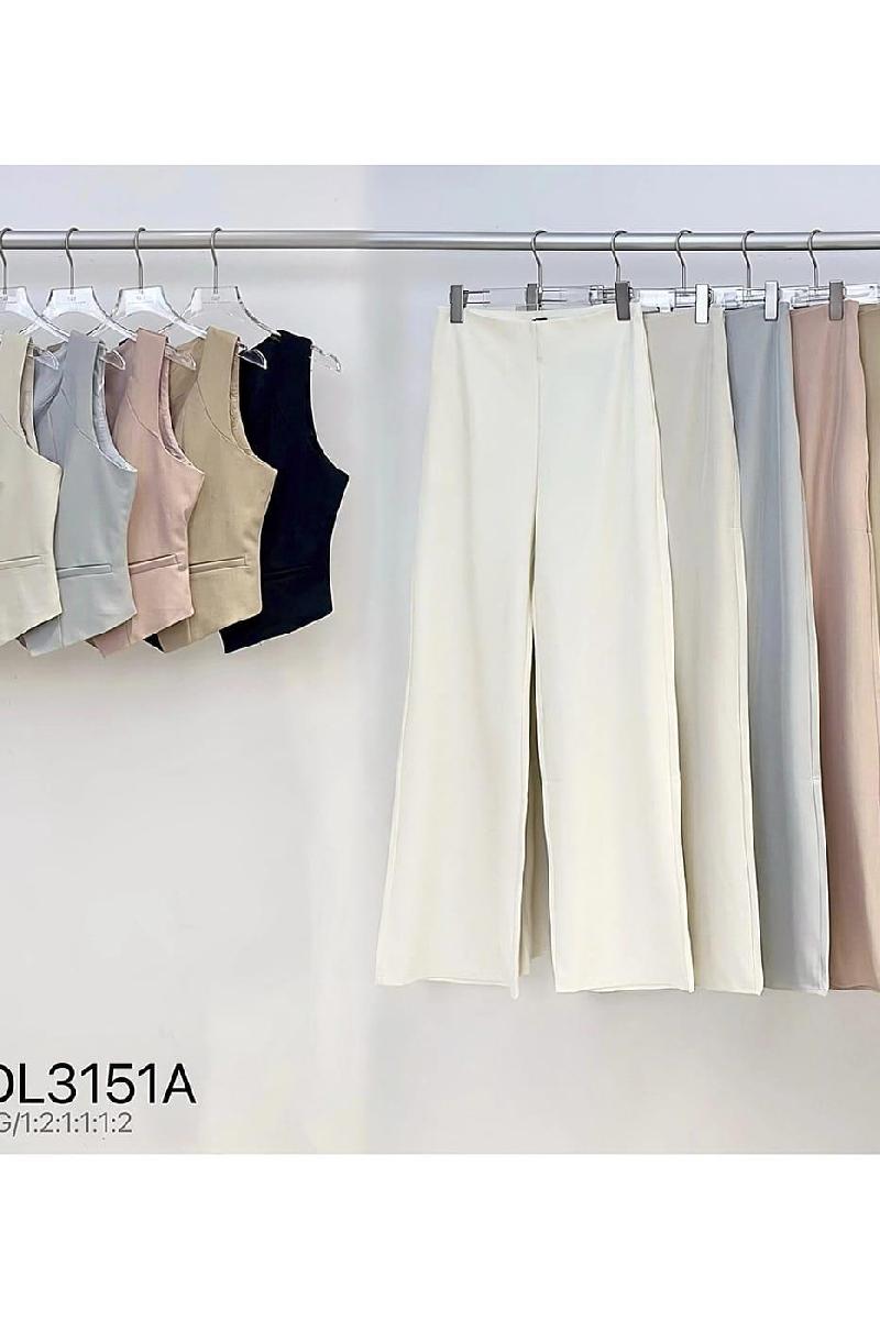 Foto do produto  Conjunto Susan Zheng Social Calça E Colete  Cinza