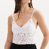 Foto do produto Cropped Deliz Branco F6i0002026 Renda Bojo Branco