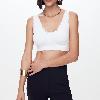 Foto do produto Cropped Deliz Branco F6i0012026 Bojo Branco
