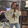Foto do produto Moletom Fem. Kambess Champagne Estampado Champagne