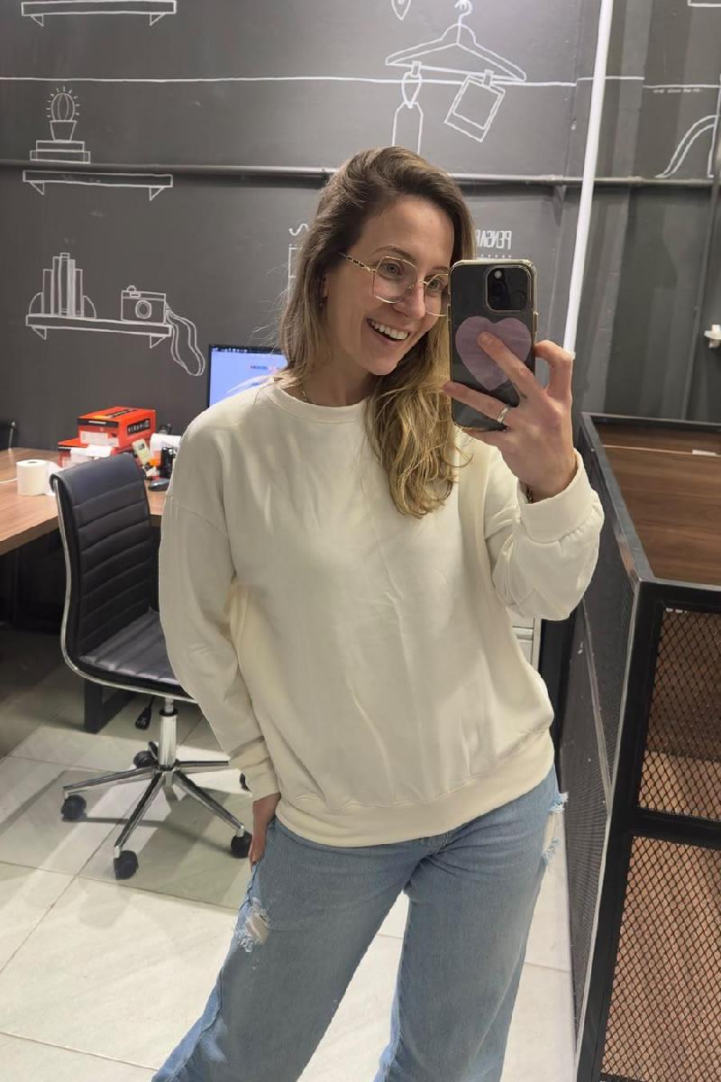 Foto do produto  Moletom Fem. Kambess Champagne Felpudo Champagne