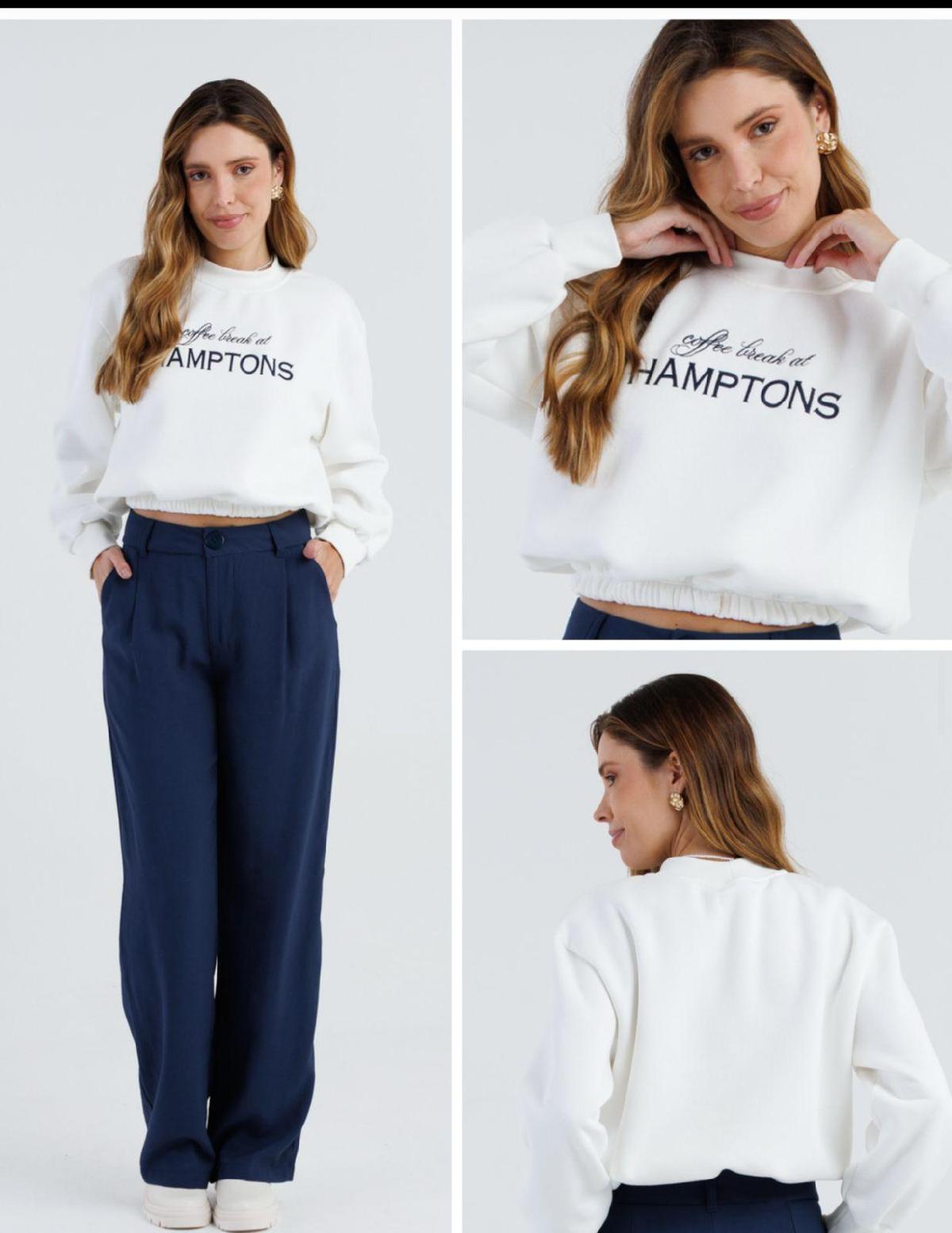 Foto do produto Moletom Fem. Linha Leve Off White Off White