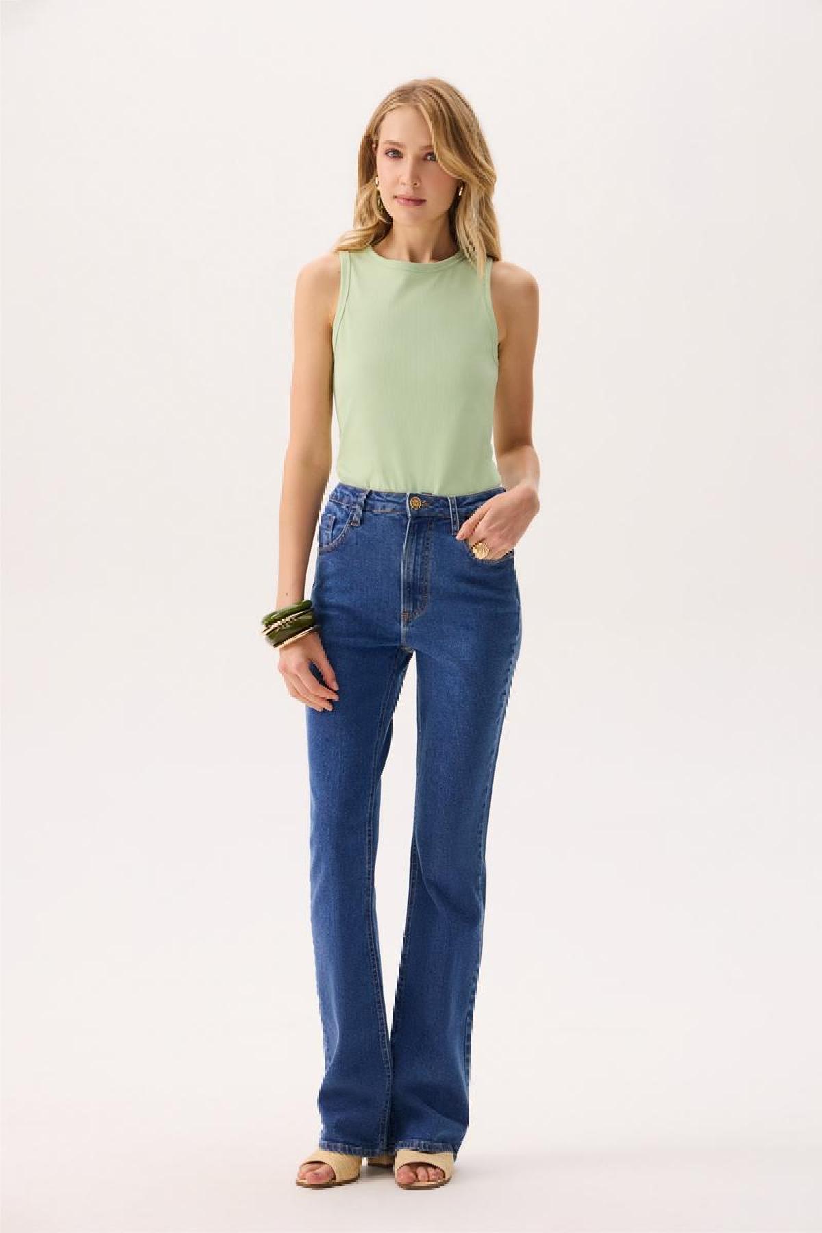 Foto do produto Regata Fem. Deliz Justa Off White