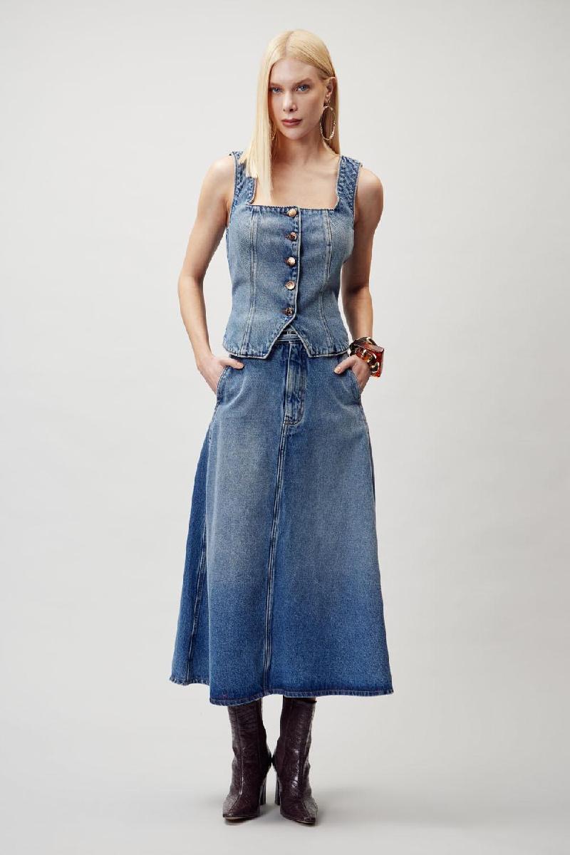 Foto do produto  Saia Deliz Jeans Jeans