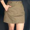 Foto do produto Saia Eagle Rock Vinho Y580712026 Bolso Faca Verde Militar