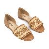 Foto do produto Sandália Rasteira Dakota Slingback Palha Natural