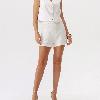 Foto do produto Shorts Deliz Solto Alfaiataria Off White