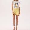 Foto do produto T-shirt Deliz Estampada Babado Off White