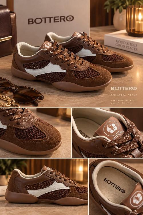 Foto do produto  Tenis Bottero Camurça Telinha Chocolate