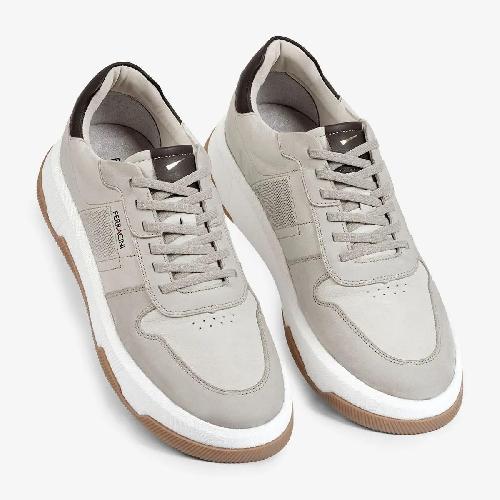 Foto do produto  Tênis Ferracini Solado De Borracha Couro Off White