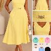 Foto do produto Vestido Anne Blanc Cinto Midi  Branco