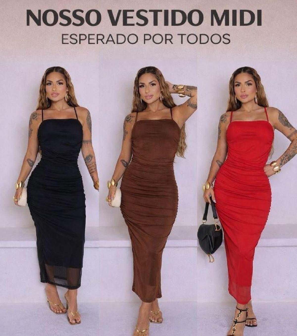 Foto do produto Vestido Drimy Preto Preto