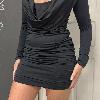 Foto do produto Vestido Look Hill Preto Preto